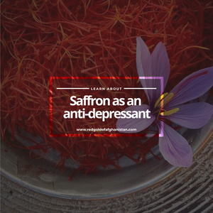 Saffron as an anti-depressant - Red Gold of Afghanistan - Premium Afghan Saffron
