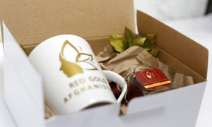 Saffron Mug Set - Red Gold of Afghanistan - Premium Afghan Saffron