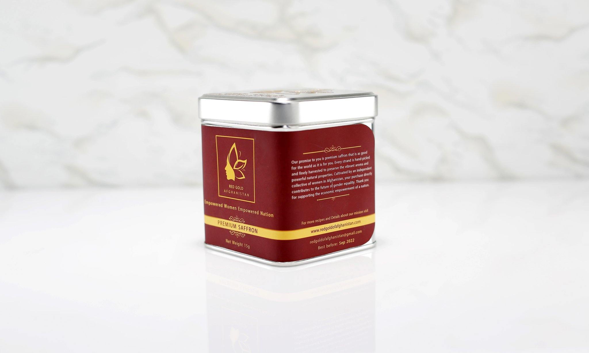 Premium Afghan Saffron - 15G - Red Gold of Afghanistan - Premium Afghan Saffron