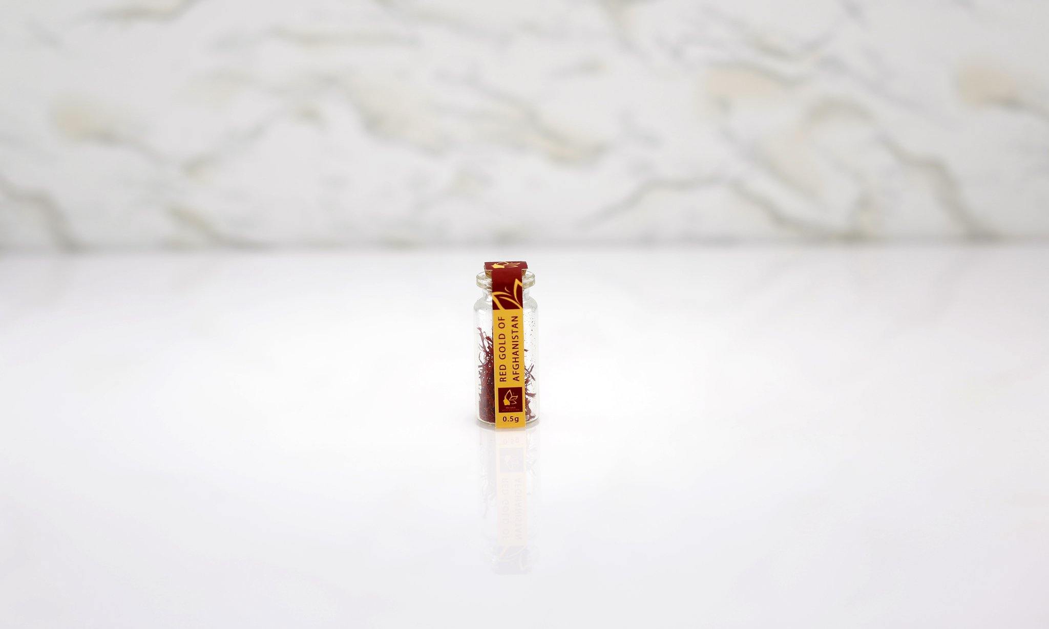 Premium Afghan Saffron - 0.5G - Red Gold of Afghanistan - Premium Afghan Saffron